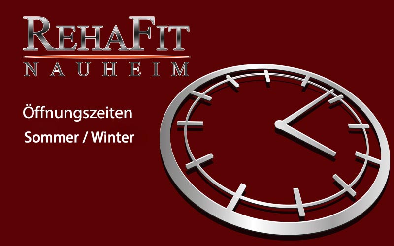 Trainingsbereich – Öffnungszeiten in den  Sommer/Wintermonaten